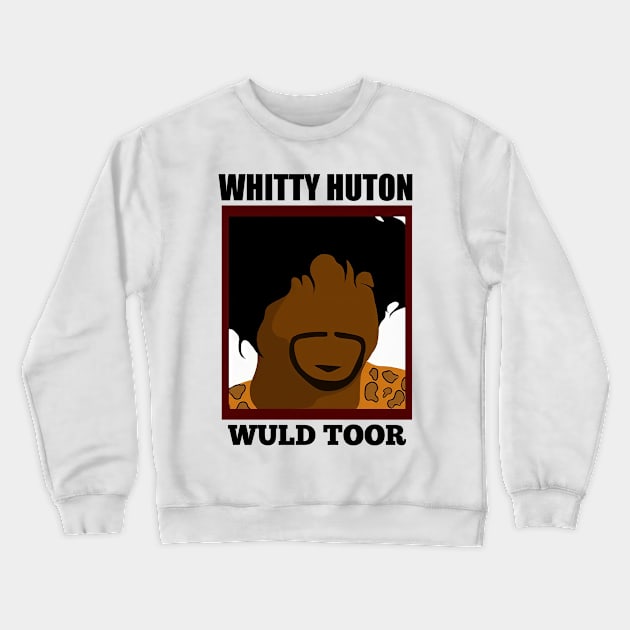 Whitty Huton Crewneck Sweatshirt by Kawai Ineko Art